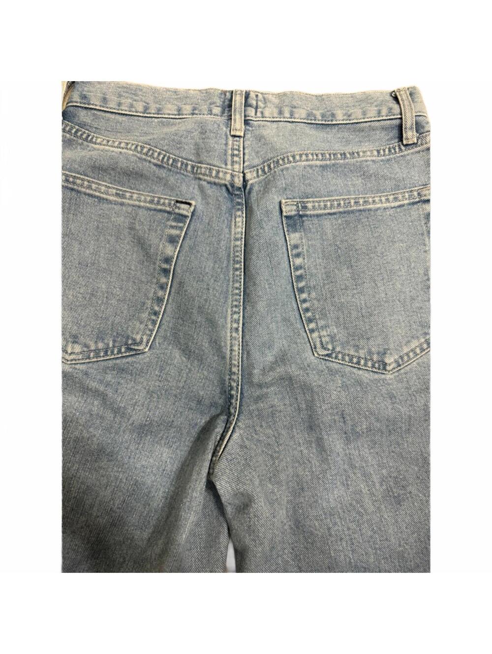 BDG Urban Outfitters High Rise Baggy Distressed Light Wash Jeans Size 27 - Picture 4 of 6